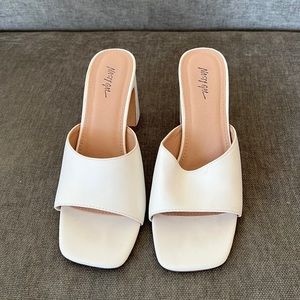White mules!